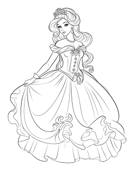 Princesses in Beautiful Dresses